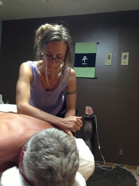 A deep tissue massage in Redding, CA.
