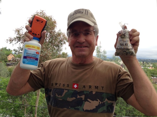 Gathering materiel for the MedTrek.