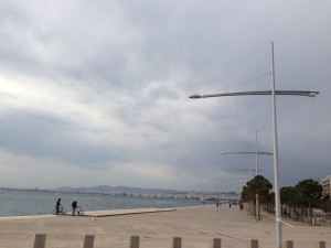 Thessaloniki seaside promenade.