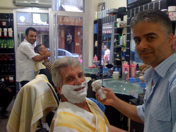 A shave before The Idiot III MedTrek commences.