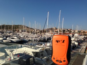 My GPS location sent by SPOT in chic Çeşme.