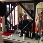 MedTrek haircut in Patmos, Greece.
