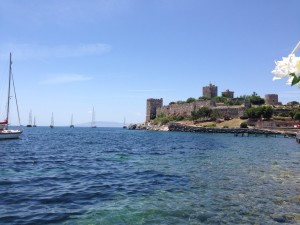 Going underwater in Bodrum.