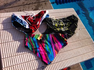 Summer swim suits.