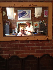 Mike's old school barber shop.