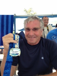 My first medal as a 65-year-old.