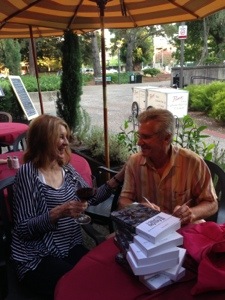 With Lois Battuello in Santa Rosa.