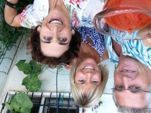 Dinner from an LA urban kitchen garden.