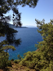 Looking far beyond Fethiye.