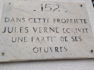 Jules Verne wrote on the Cap d'Antibes.
