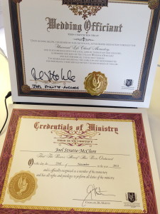 The Idiot will perform his first wedding ceremony in Brooklyn, NY, on Nov. 23.