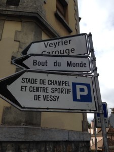 From Geneva to the Bout du Monde.