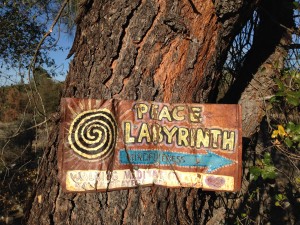 To the Peace Labyrinth.