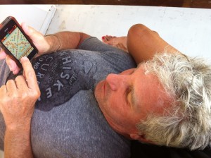 I think better on my back.