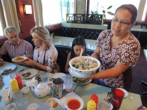 Shot in flagrante delicto at Lim's cafe in Redding, CA.