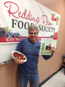 Wearing my RAW shirt to dine on a delicious array of raw food.