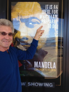 Watching Nelson Mandela's "Long Walk to Freedom" before a trip to South Africa.