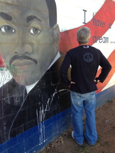 In the Martin Luther King, Jr. Memorial Park.