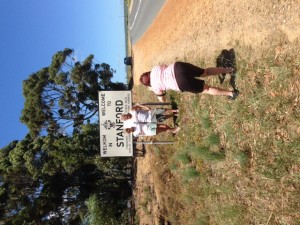 Capturing the moment that Stanford meets Stanford. (Photo: Michael Knipe)