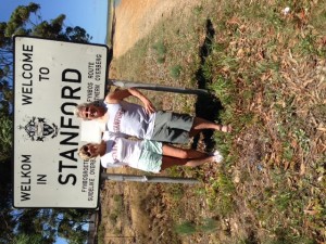 Officially twinning Stanford and Stanford in Stanford, South Africa.