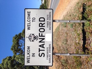 Stanford, South Africa, no longer stands alone.