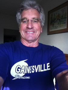 Preparing for an upcoming presentation to high school seniors in Gainesville, FL.