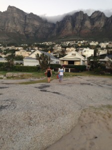 Leaving the rocks at Camps Bay following another splendid sunset.