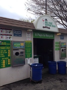 Northern California is Big Foot country -- even when it comes to recycling.