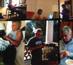 Is The Idiot different from everyone else when it comes to keeping in touch?