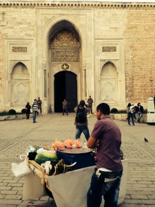 Topkapi-ing: Eating watermelon.