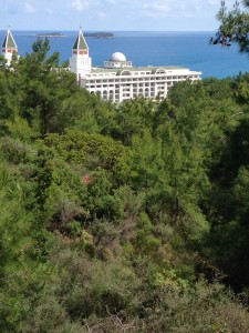 The Russians have come and call this Lycian Way eyesore the Amara Dolce Vita Hotel.