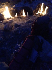 Backpackers don't need to light campfires.