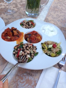 My Turkish meze up close.