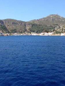 The port and only city on the Greek island of Kastellorizo (Population: 447)