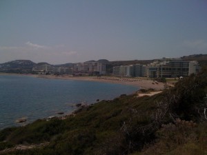 Seaside development in Rhodes BEFORE privatization.