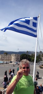 The Idiot’s third revealed private part to help save the Greek coast from privatization is his Private Philosophy of "Do No Harm" on Kos, the birthplace of Hippocrates. (Credit: Liz Chapin)