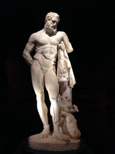 Hercules and I discuss the completion of our Twelve Labors.