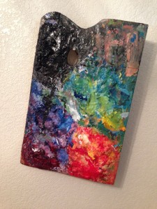 Jeffrey Hessing's palette is drying on The Idiot's wall.