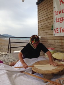 Rolling dough is an energetic exercise.