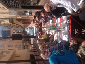 Discussing our exciting array of current projects with French Riviera friends I've known since the '80s.