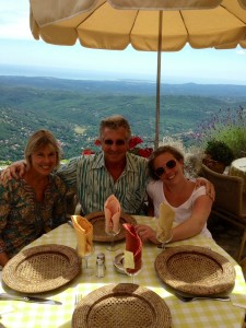 Hard to beat lunch at La Taverne Provencal with two beautiful and understanding women.