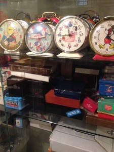 An artist friend in St.-Paul-de-Vence has over 1,800 character timepieces...