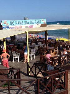 The best-named restaurant in Side is an obvious reference to Homer and the false name that Odysseus gave to the Cyclops.