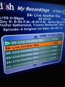 Nothing better than the new "24" when it's 102 degrees Fahrenheit outside.