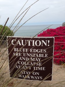 They don't bluff in Pismo Beach.