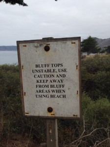 Old school bluff warning.