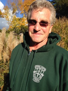 Perfect attire for an afternoon trek in autumnal New England.