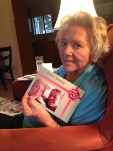 Nothing beats a personalized holiday card featuring both sender and recipient.