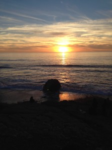 Hard to beat a leisurely drive through Big Sur that ends with an inspiring sunset in San Simeon with friends from the south of France.