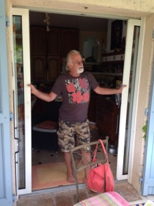 Charles Eisenhour, a wonderful pal for three decades, on the terrace of his home in Saint-Paul-de-Vence last summer.  (Photo: Liz Chapin)